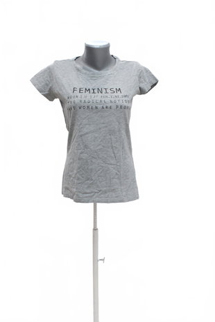 Damen -T-ShirtGenesismit Aufdruck,farbegrau,größeS