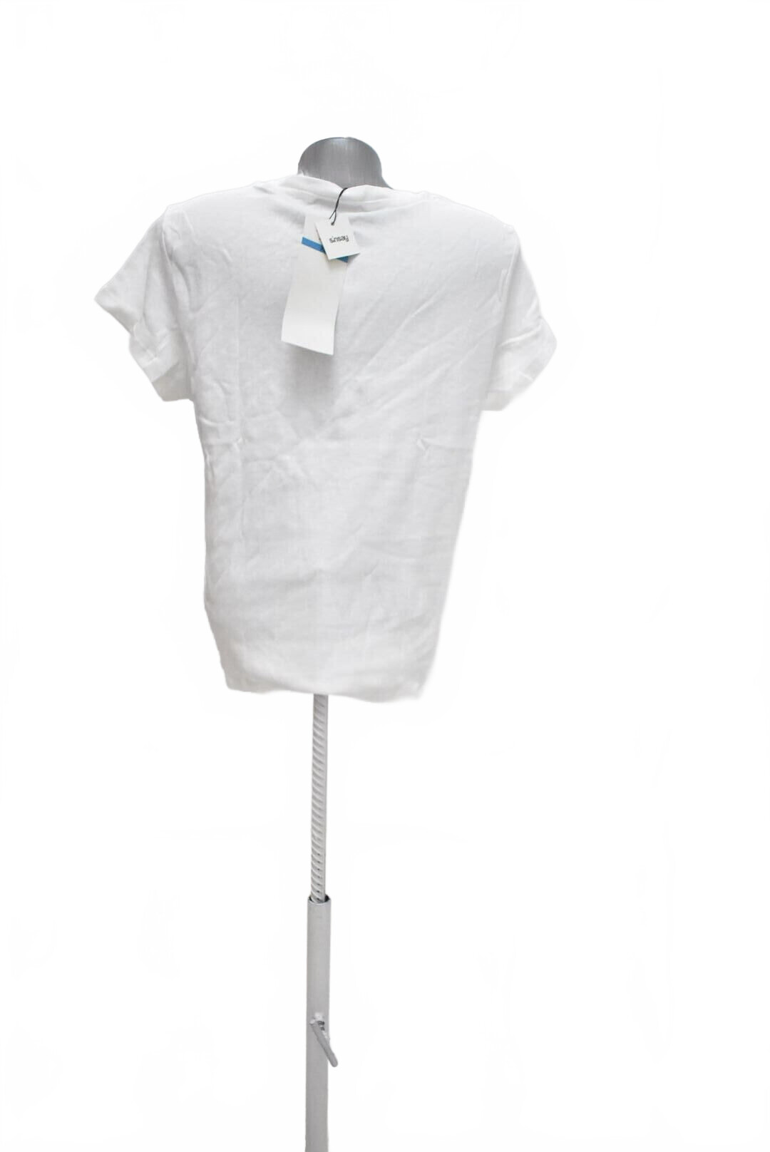 Damen -T-ShirtSinsaymit Aufdruck,farbeweiss,größe2XL