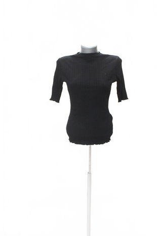 Damen -T-ShirtC&Aohne Aufdruck,farbeschwarz,größeM