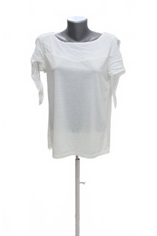 Damen -T-ShirtFlameohne Aufdruck,farbeweiss,größeM