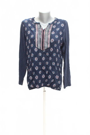 Damen -T-ShirtCecilohne Aufdruck,farbegemustert,größeL