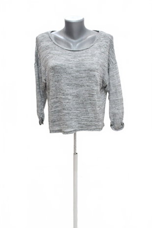 Damen -T-ShirtDividedohne Aufdruck,farbegrau,größeS
