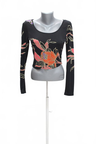 Damen -T-ShirtGenesisohne Aufdruck,farbegeblümt,größe38