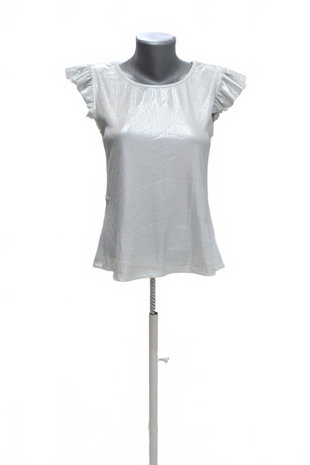 Damen -T-ShirtGenesisohne Aufdruck,farbesilber,größeS
