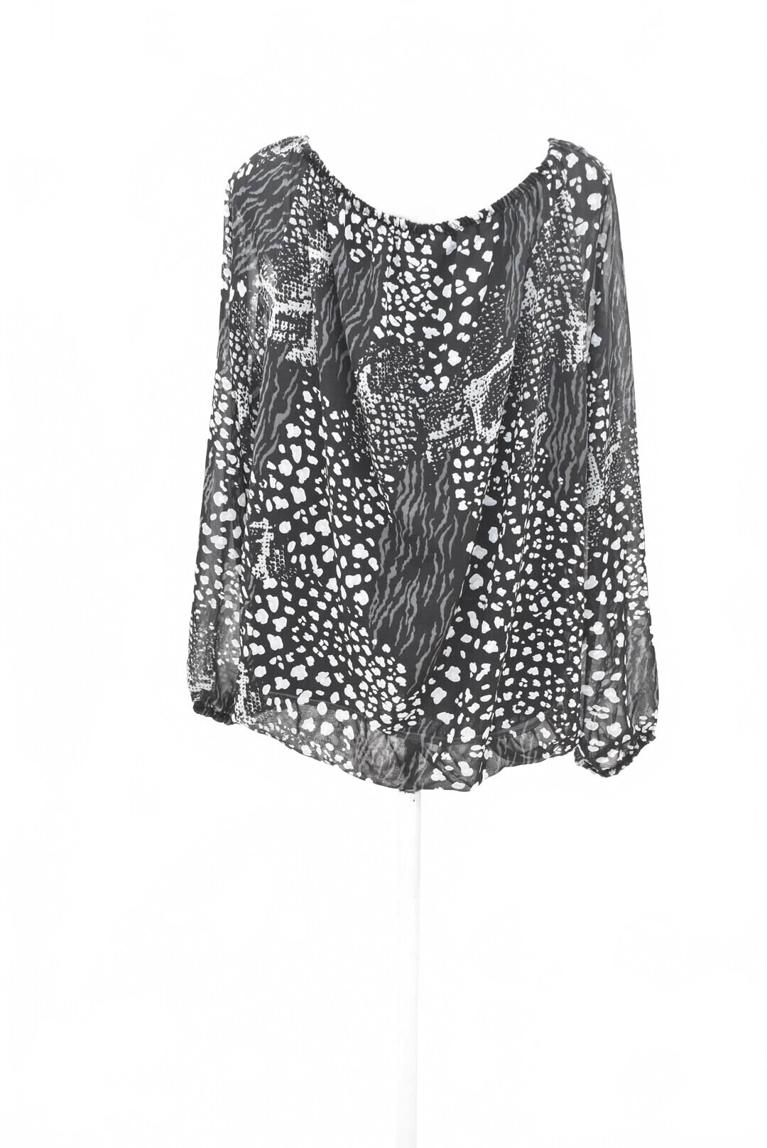 Damen -T-ShirtJaninaohne Aufdruck,farbeanimal-print,größe46