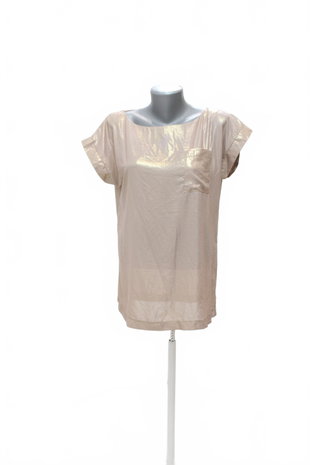 Damen -T-ShirtGenesisohne Aufdruck,farbebeige,größe38