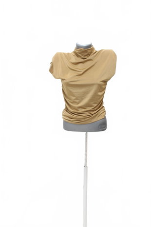 Damen -T-ShirtH&Mohne Aufdruck,farbebraun,größeS