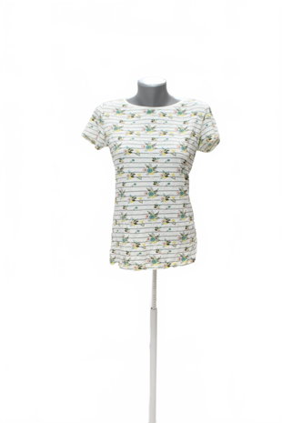 Damen -T-ShirtOrsayohne Aufdruck,farbegestreift,größeM