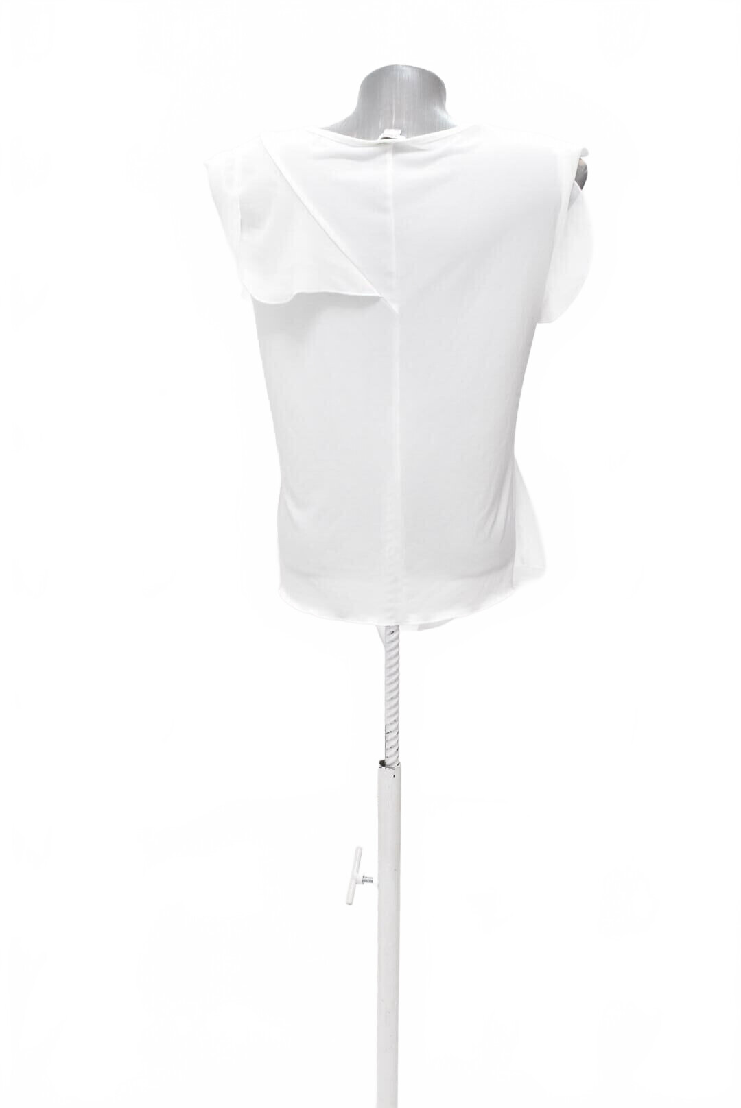 Damen -T-ShirtOvsohne Aufdruck,farbeweiss,größeM