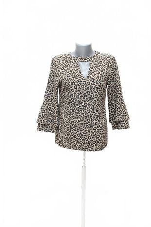 Damen -T-ShirtF&Fohne Aufdruck,farbeanimal-print,größe36