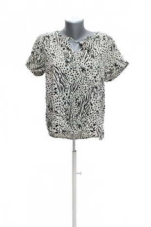 Damen -T-ShirtEver.meohne Aufdruck,farbeanimal-print,größe42