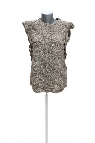 Damen -T-ShirtC&Aohne Aufdruck,farbegemustert,größe42