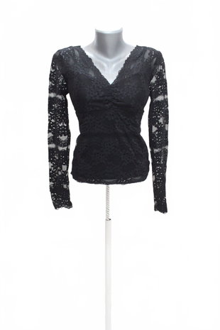 Damen -T-ShirtGenesisohne Aufdruck,farbeschwarz,größeS