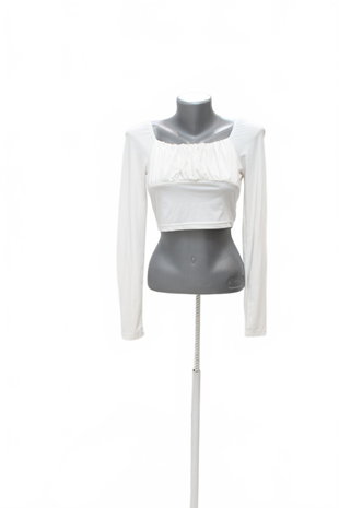 Damen -T-ShirtSheinohne Aufdruck,farbeweiss,größe36
