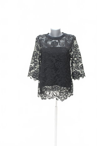 Damen -T-ShirtZaraohne Aufdruck,farbeschwarz,größeM