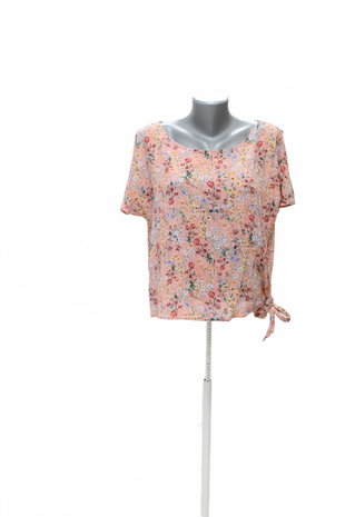 Damen -T-ShirtF&Fohne Aufdruck,farbegeblümt,größe44