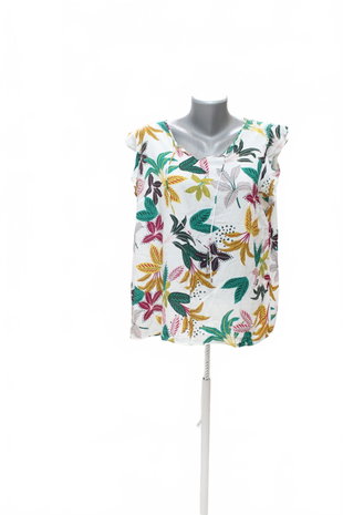 Damen -T-ShirtS.oliverohne Aufdruck,farbegeblümt,größe44