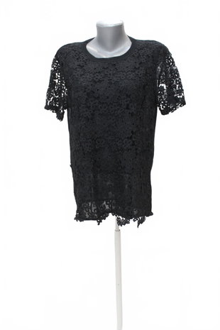 Damen -T-ShirtMarellaohne Aufdruck,farbeschwarz,größeXL