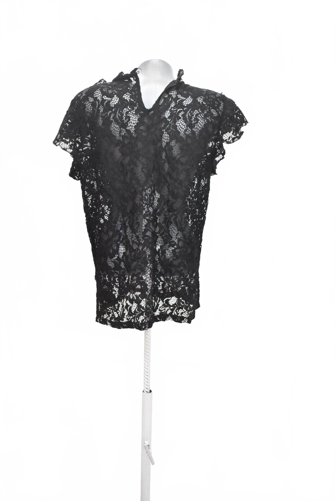 Damen -T-ShirtF&Fohne Aufdruck,farbeschwarz,größe42