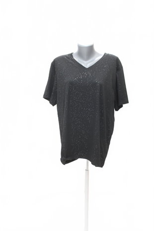 Damen -T-ShirtGenesisohne Aufdruck,farbeschwarz,größeXL