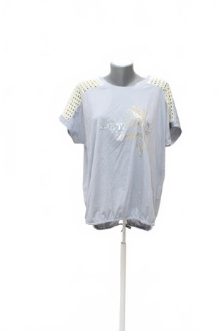 Damen -T-ShirtGenesismit Aufdruck,farbegrau,größeL