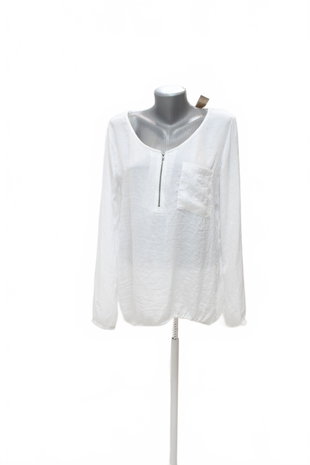 Damen -T-ShirtGenesisohne Aufdruck,farbeweiss,größeXL