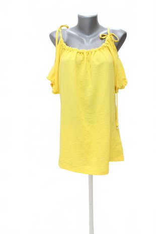 Damen -T-ShirtGenesisohne Aufdruck,farbegelb,größeL
