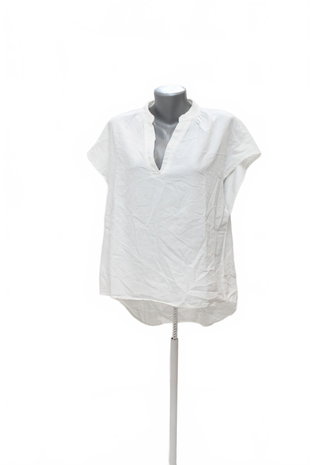 Damen -T-ShirtSheinohne Aufdruck,farbeweiss,größe38
