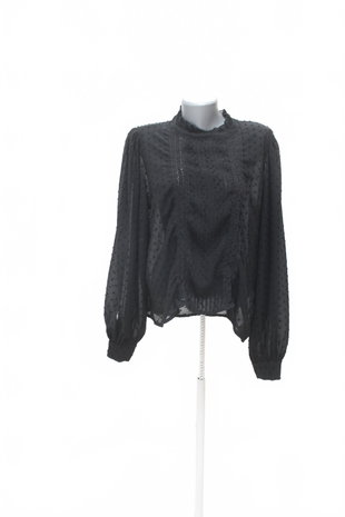 Damen -T-ShirtAmisuohne Aufdruck,farbeschwarz,größeL
