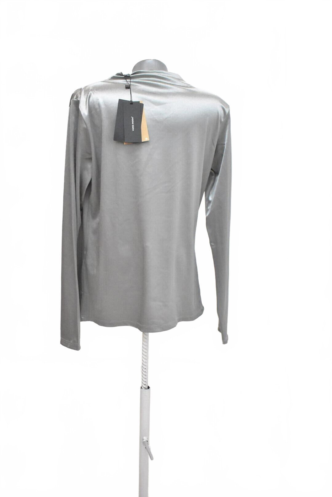 Damen -T-ShirtVero Modaohne Aufdruck,farbegrau,größeXL