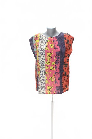 Damen -T-ShirtGenesisohne Aufdruck,farbegeblümt,größe38