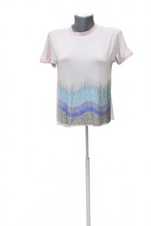 Damen -T-ShirtGenesisohne Aufdruck,farbemehrfarbig,größeL