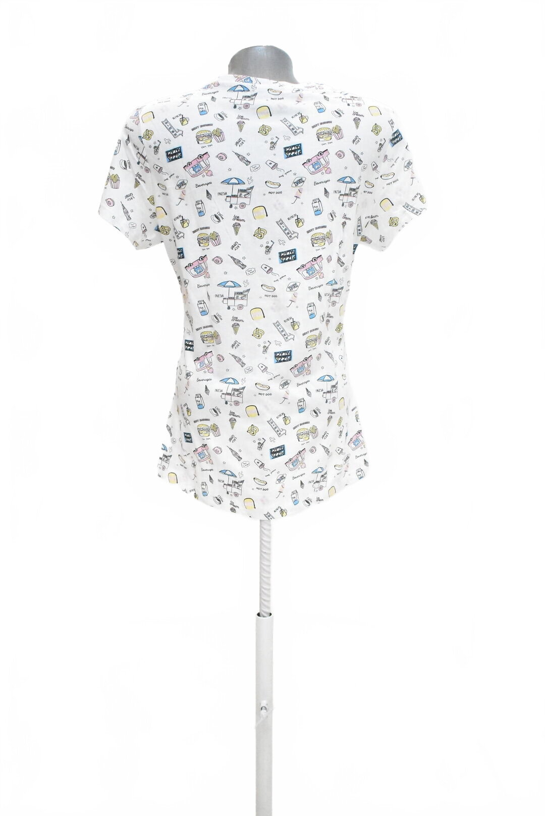 Damen -T-ShirtPrimarkohne Aufdruck,farbegemustert,größe42