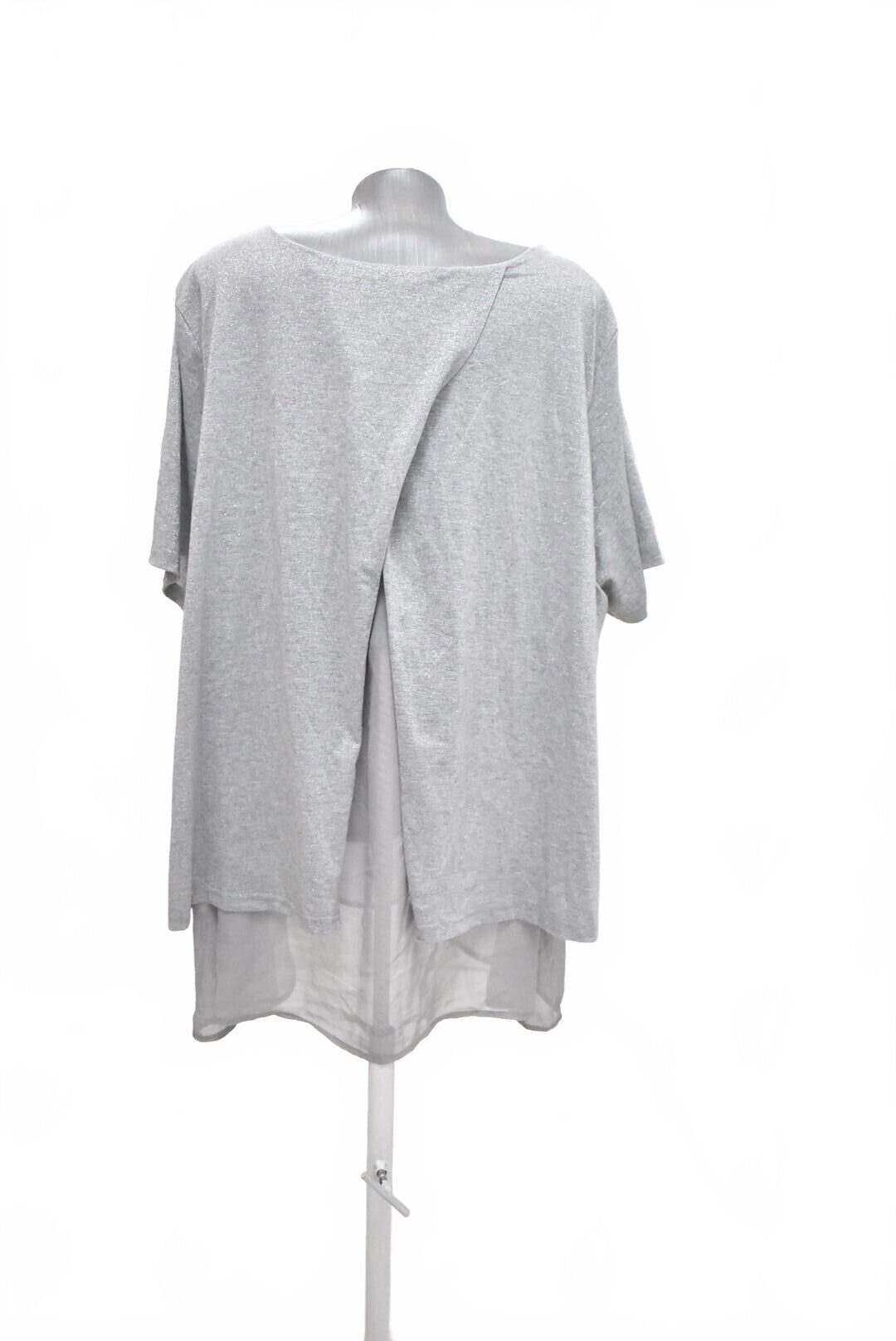 Damen -T-ShirtGenesisohne Aufdruck,farbegrau,größe2XL