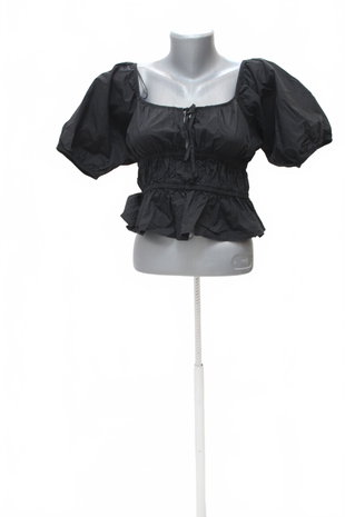 Damen -T-ShirtH&Mohne Aufdruck,farbeschwarz,größeS