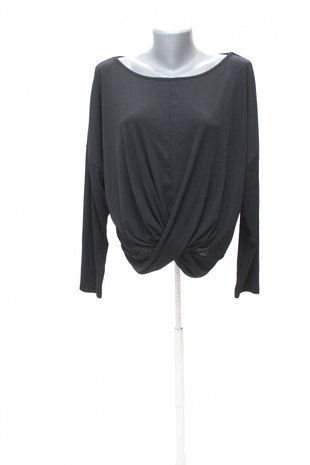 Damen -T-ShirtF&Fohne Aufdruck,farbeschwarz,größe46