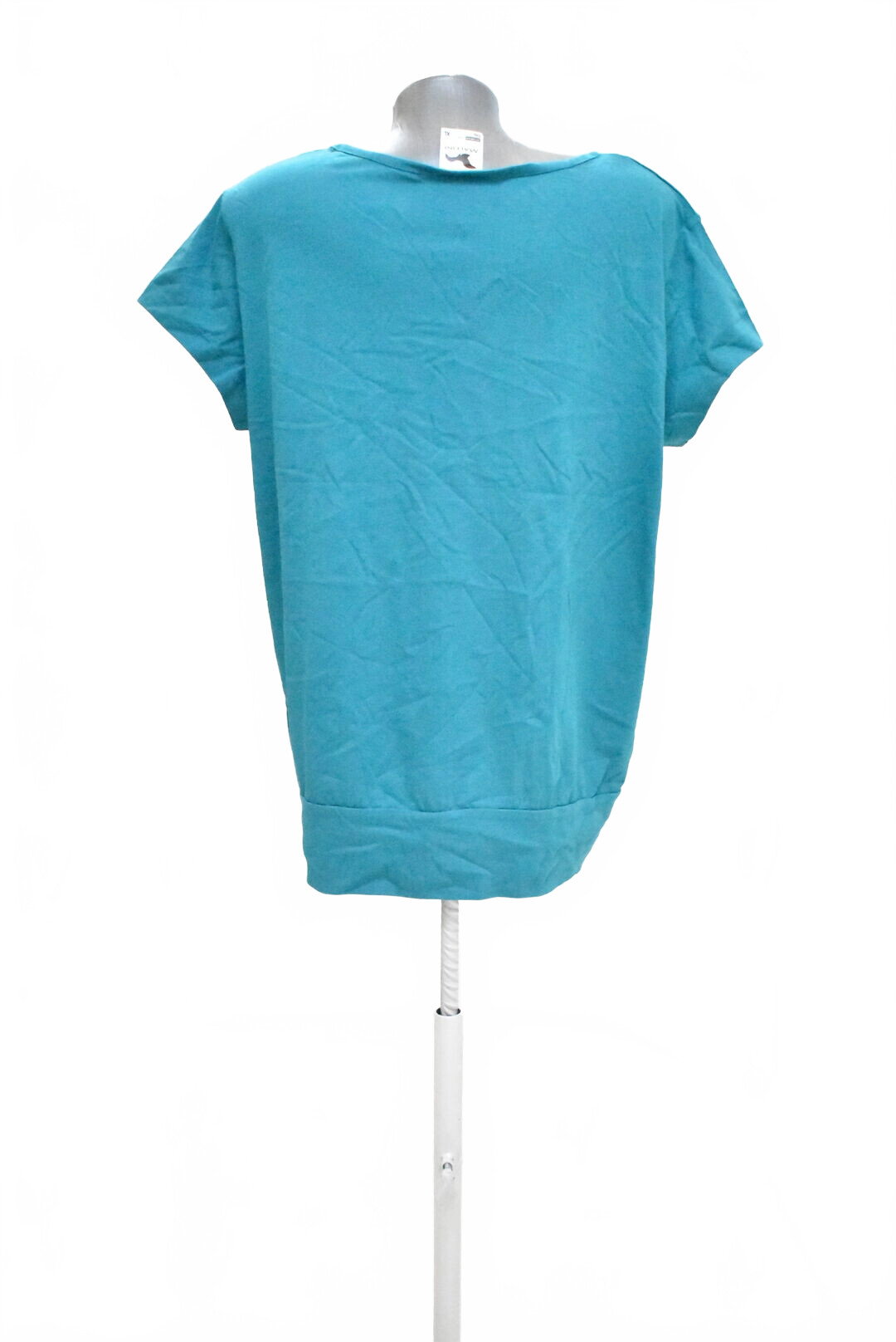 Damen -T-ShirtMalfiniohne Aufdruck,farbetůrkis,größeXL