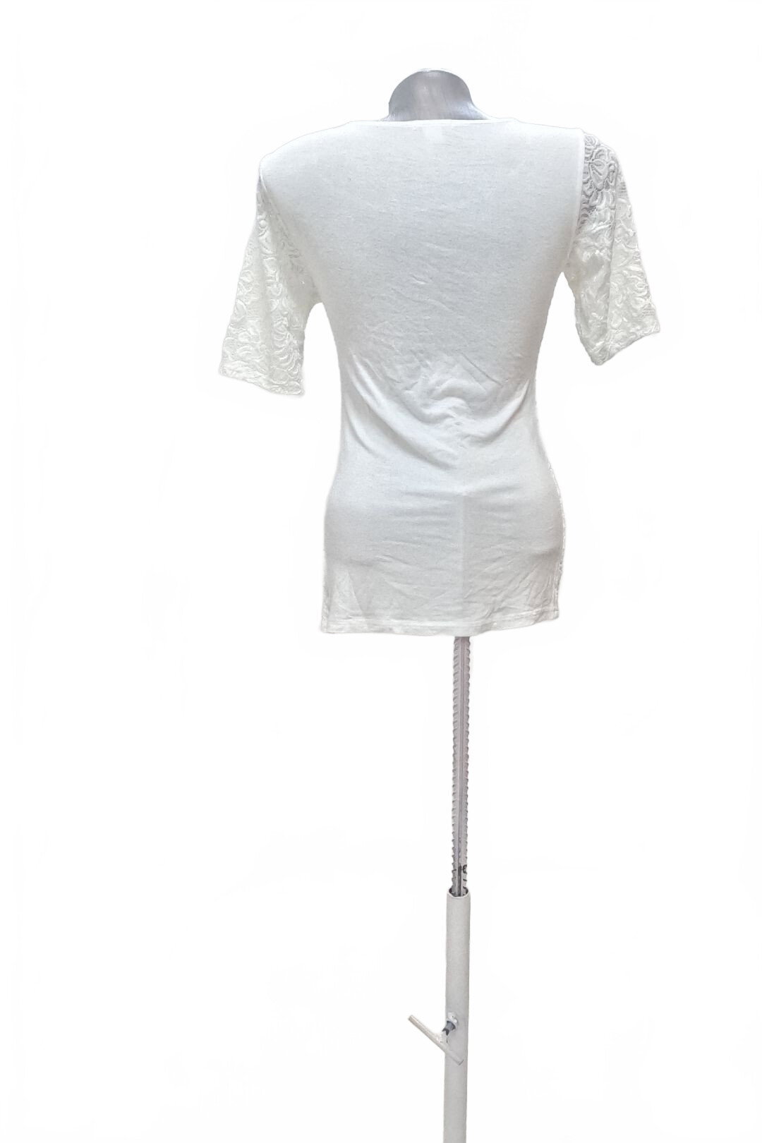 Damen -T-ShirtAmisuohne Aufdruck,farbeweiss,größeS