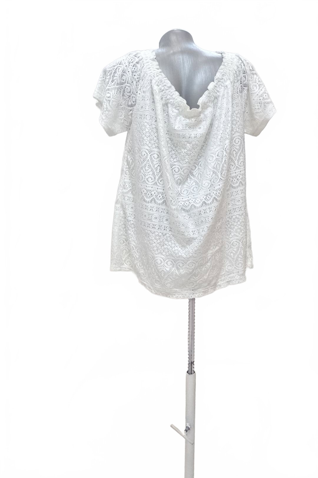 Damen -T-ShirtJaninaohne Aufdruck,farbeweiss,größe42