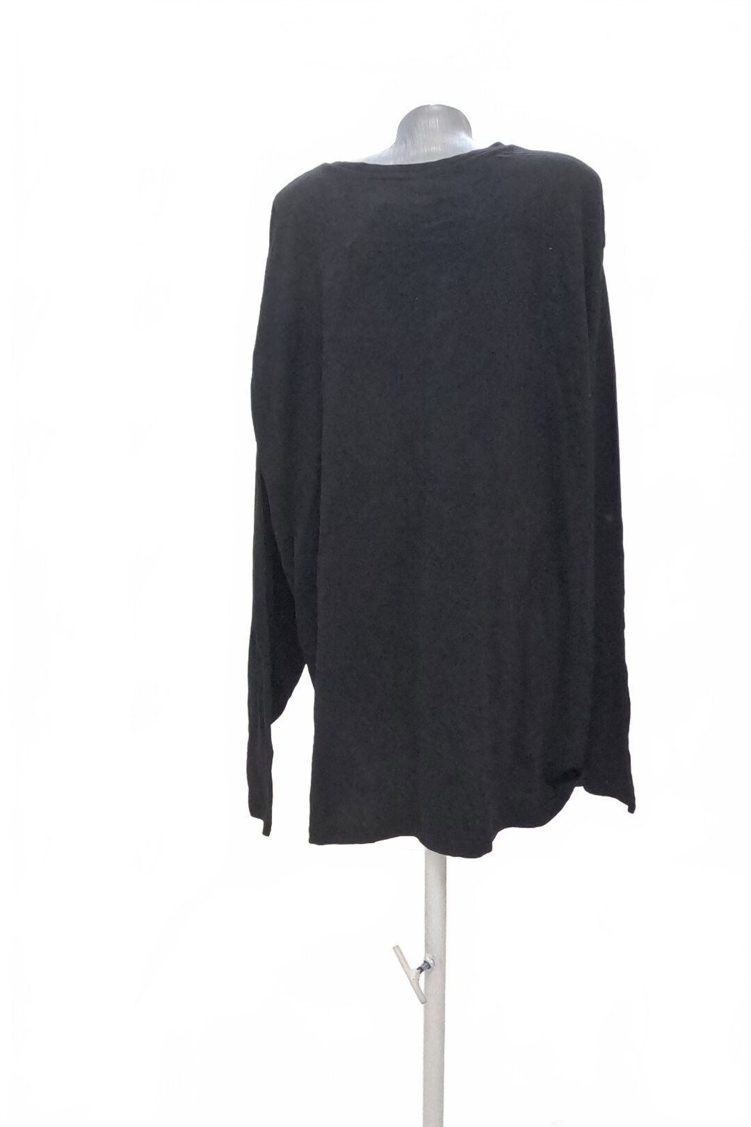 Damen -T-ShirtIdenticmit Aufdruck,farbeschwarz,größe6XL