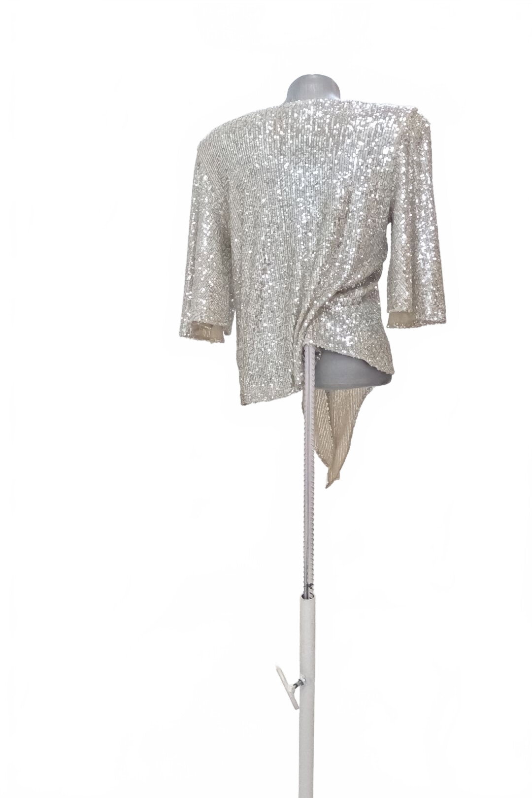 Damen -T-ShirtF&Fohne Aufdruck,farbesilber,größe36