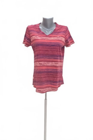 Damen -T-ShirtLoapohne Aufdruck,farbegemustert,größeL