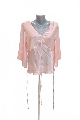 Damen -T-ShirtSheinohne Aufdruck,farberute,größeL