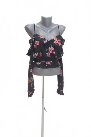 Damen -T-ShirtAmisuohne Aufdruck,farbegeblümt,größe38