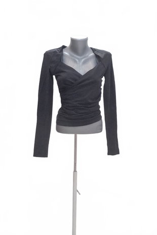 Damen -T-ShirtReservedohne Aufdruck,farbeschwarz,größeM