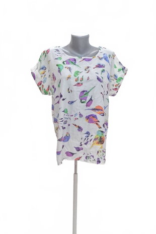 Damen -T-ShirtGenesisohne Aufdruck,farbegemustert,größe2XL