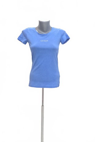 Damen -T-ShirtTom Tailorohne Aufdruck,farbeblau,größeS