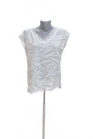 Damen -T-ShirtPromodohne Aufdruck,farbeweiss,größe40