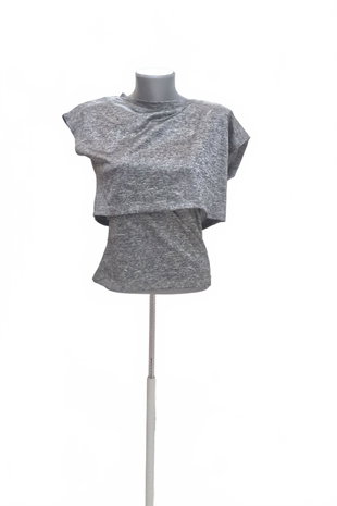 Damen -T-ShirtMohitoohne Aufdruck,farbegrau,größeS