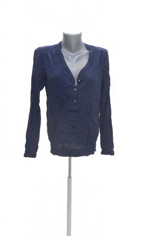 Damen -T-ShirtAmisuohne Aufdruck,farbeblau,größeS